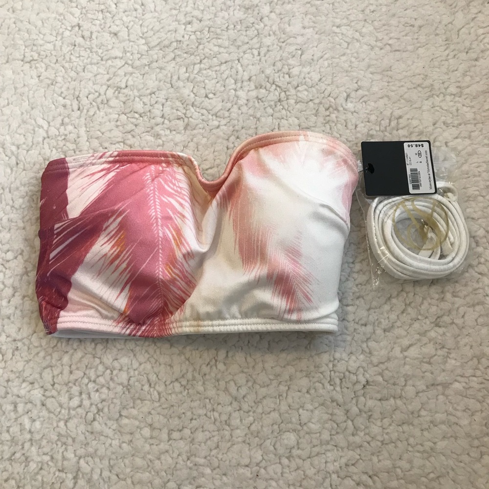 VS bikini top, strapless